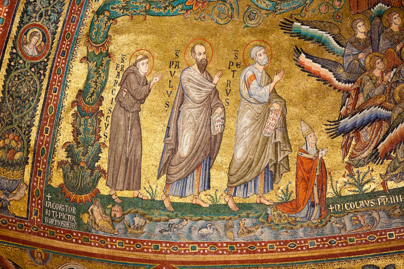 Apse Mosaic: Saints